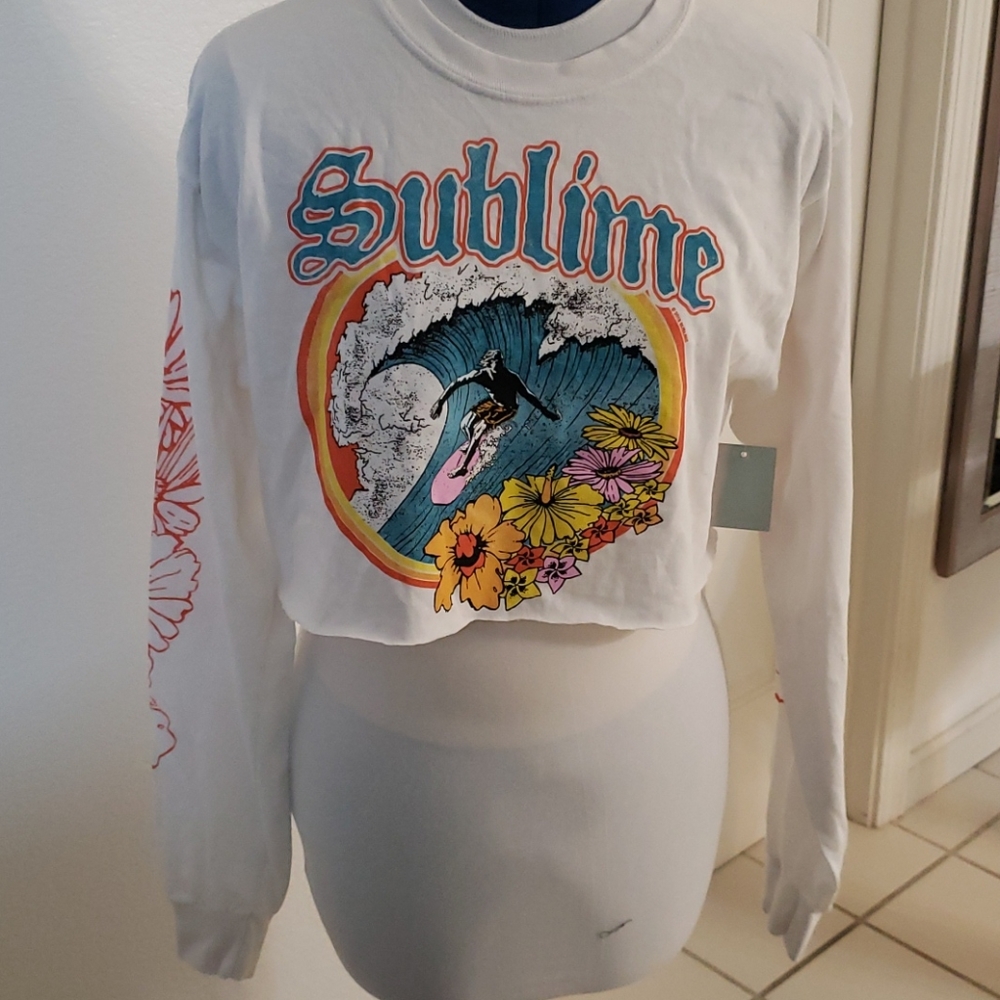 Cropped long sleeve Sublime shirt